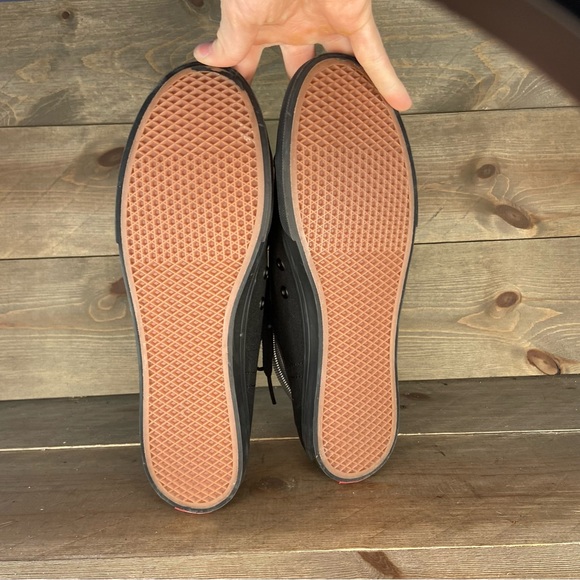 Vans Atwood womens size 9.5 shoes black canvas low top skate sneakers - Picture 7 of 8